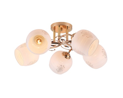 Потолочный светильник Escada 1121/5PL E27*40W Gold