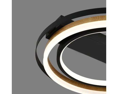 Потолочный светильник Escada 10247/2 LED*60W Black/Wood