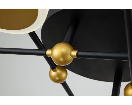 Потолочный светильник Escada 10247/8 LED LED*63W Black/Gold