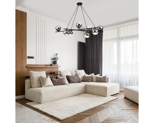 Подвесной светильник Escada 1119/8S E14*40W Black