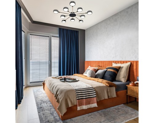 Потолочный светильник Escada 10206/10 LED*130W Black/Gold