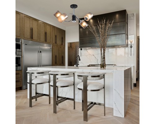 Светильник на штанге Escada 661/4PL E27*60W Black/Chrome