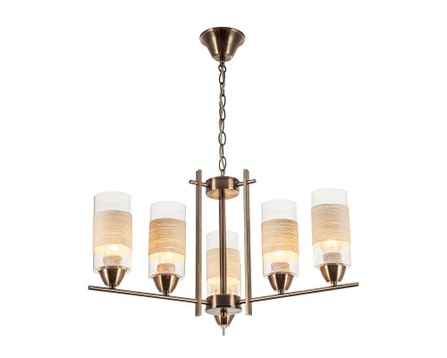 Подвесной светильник Escada 572/6 E27*60W D610 Antique Brass