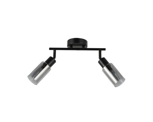 Настенно-потолочный свет Escada 10172/2A E14*40W Black/Chrome