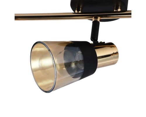 Настенно-потолочный свет Escada 684/3P E14*40W Black/Gold