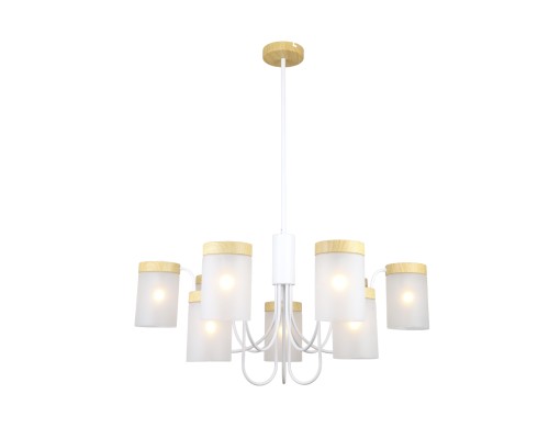 Светильник на штанге Escada 1172/9P E14*40W White/Wood