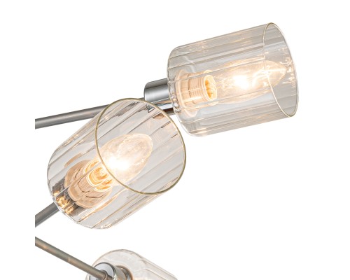 Светильник на штанге Escada 1140/8P E14*40W Silver/Chrome