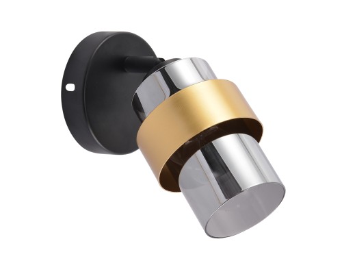 Настенный светильник Escada 1169/1A E14*40W Black/Gold