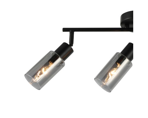 Настенно-потолочный свет Escada 10172/3A E14*40W Black/Chrome