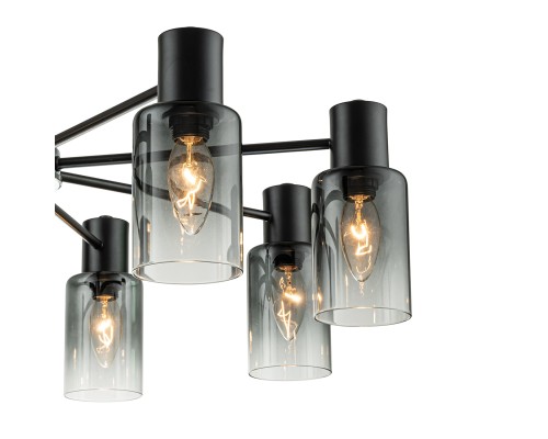 Светильник на штанге Escada 2120/8P E14*40W Black