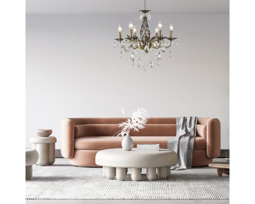 Подвесной светильник Escada 2107/8P E14*40W Antique Brass