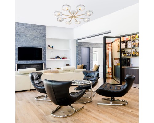 Светильник на штанге Escada 679/8P E27*60W White/Wood