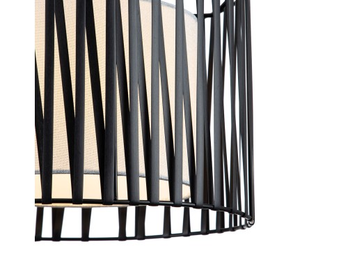 Подвесной светильник Escada 10181/1S E27*60W Black/Silver