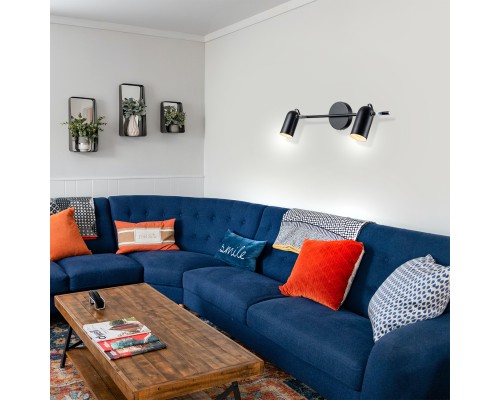 Настенно-потолочный свет Escada 696/2A E14*40W Black/Chrome