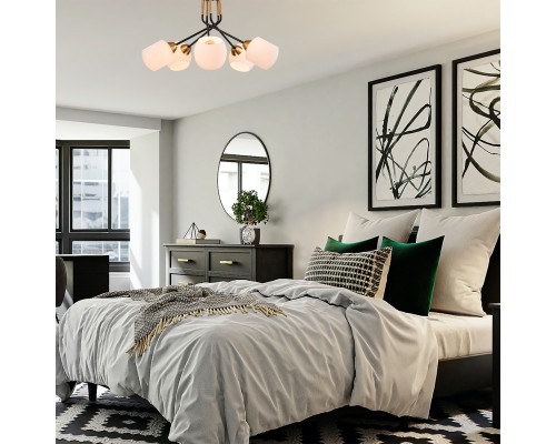 Светильник на штанге Escada 2113/5P E27*40W Copper/Black