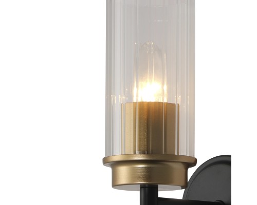 Настенный светильник Escada 2138/1A E14*40W Black/Gold