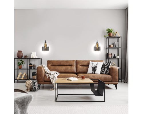 Настенный светильник Escada 697/1A E27*60W Black/Gold