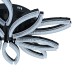 Потолочный светильник 100013/10C LED*196W Black