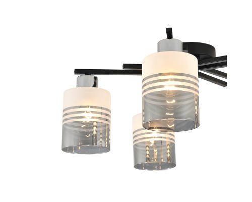 Потолочный светильник Escada 1132/5P E27*60W Black/Chrome