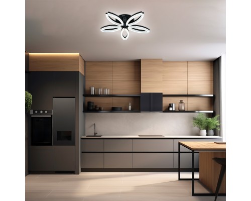 Потолочный светильник 100013/5C LED*98W Black