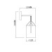Настенный светильник Escada 688/1A E14*40W Brass
