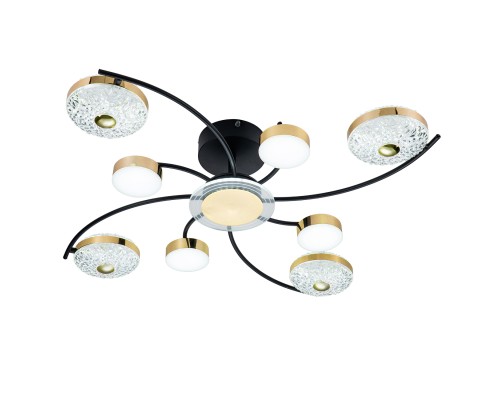Потолочный светильник Escada 10208/8 LED*110W Black/Gold