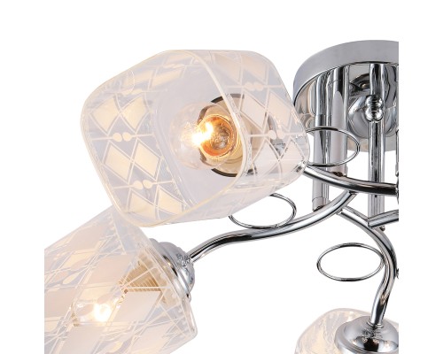 Потолочный светильник Escada 1106/5PL E27*40W Chrome