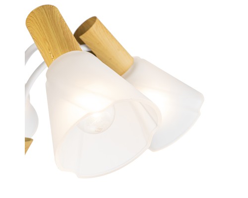 Светильник на штанге Escada 1131/5P E14*40W White/Wood