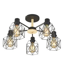 Потолочный светильник Escada 508/5PL E27*60W Black