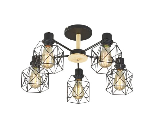 Потолочный светильник Escada 508/5PL E27*60W Black