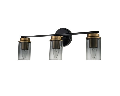 Настенный светильник Escada 2118/3A E14*40W Black/Brass