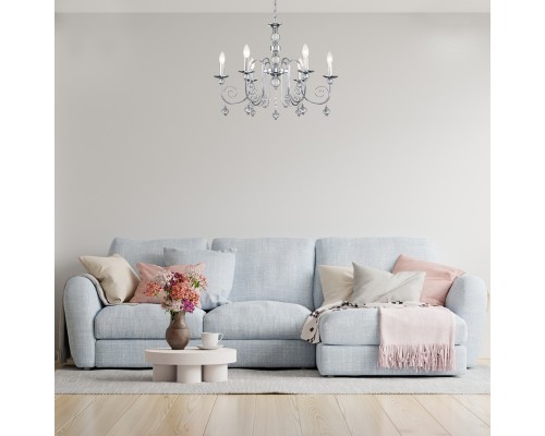 Подвесной светильник Escada 678/6PL E14*40W Chrome