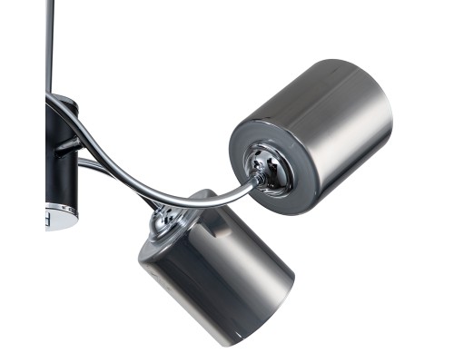 Светильник на штанге Escada 661/4PL E27*60W Black/Chrome