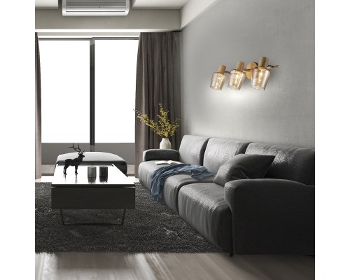 Настенно-потолочный свет Escada 691/3P E14*40W Wood