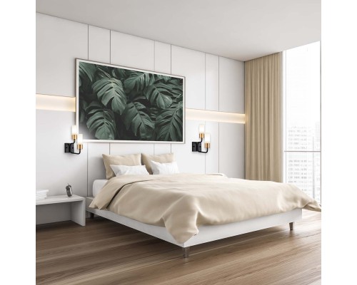 Настенный светильник Escada 2108/2A E14*40W Black/Gold