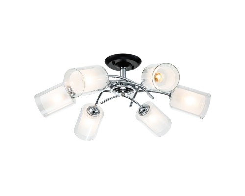 Потолочный светильник Escada 1170/6P E27*60W Chrome/Black