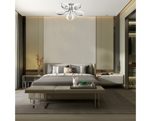 Потолочный светильник Escada 10269/5 LED*42W Chrome