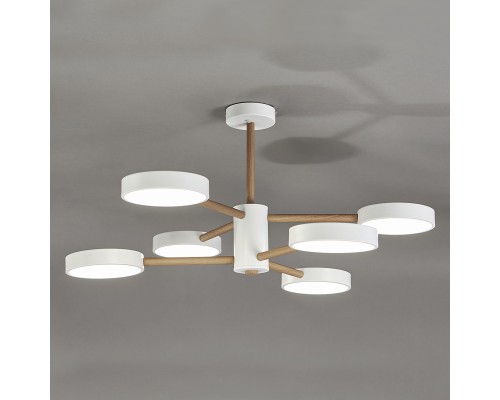 Потолочный светильник Escada 10236/6 LED*96W White/Wooden