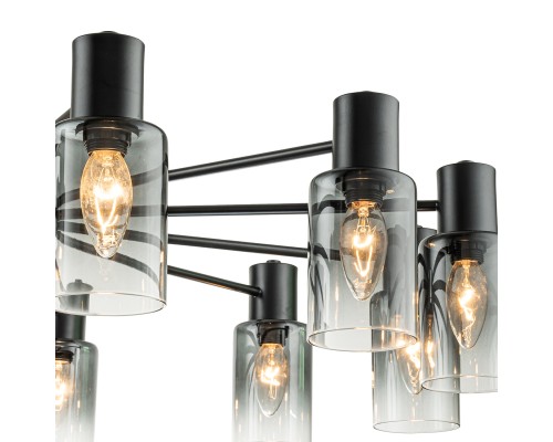 Светильник на штанге Escada 2120/12P E14*40W Black