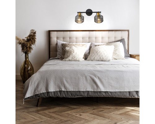 Настенно-потолочный свет Escada 1100/2A E14*40W Black/Gold