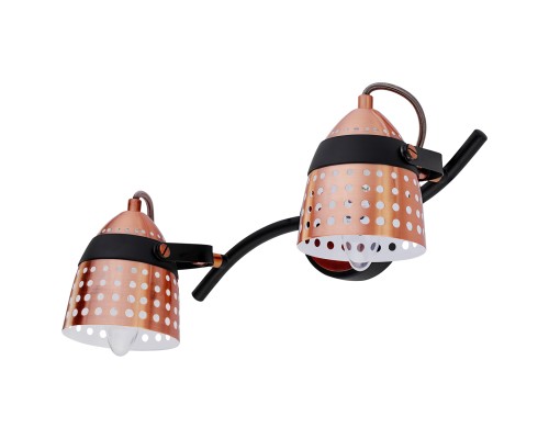 Настенный светильник Escada 1138/2A E14*40W Black/Copper