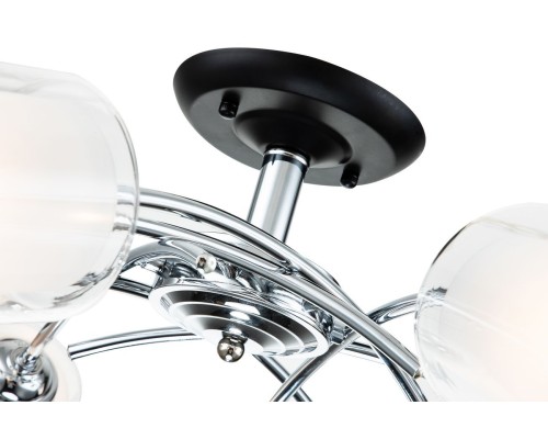 Потолочный светильник Escada 1170/6P E27*60W Chrome/Black