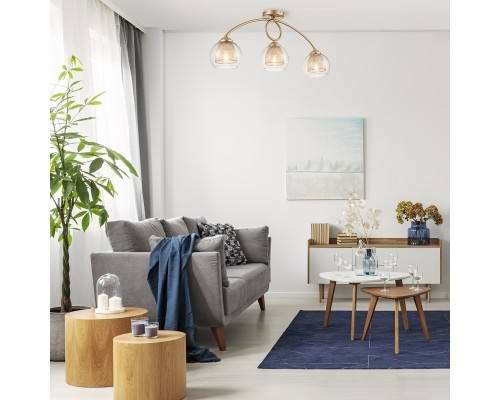 Потолочный светильник Escada 284/3 E14*40W Champagne gold