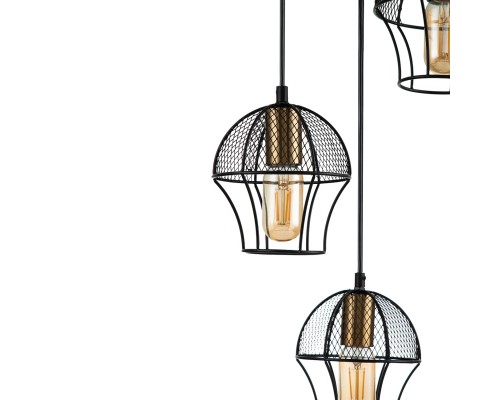 Подвесной светильник 10011/3P Black