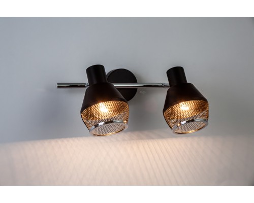 Спот Escada 1116/2A E14*40W Black/Chrome