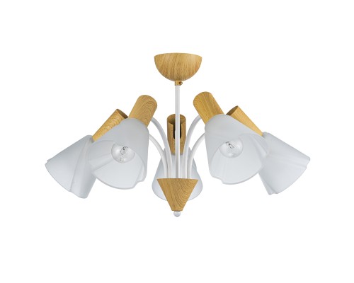 Светильник на штанге Escada 1131/5P E14*40W White/Wood