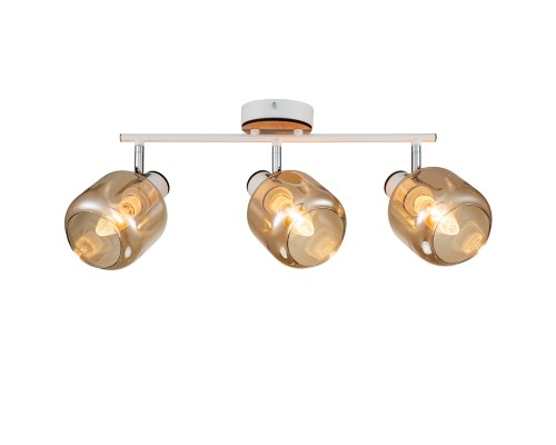 Спот Escada 10177/3A E14*40W White/Chrome/Wood