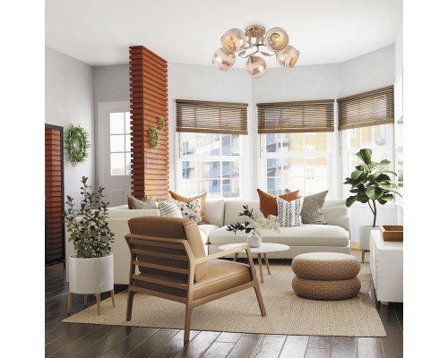 Потолочный светильник Escada 1110/5PL E27*40W Gold