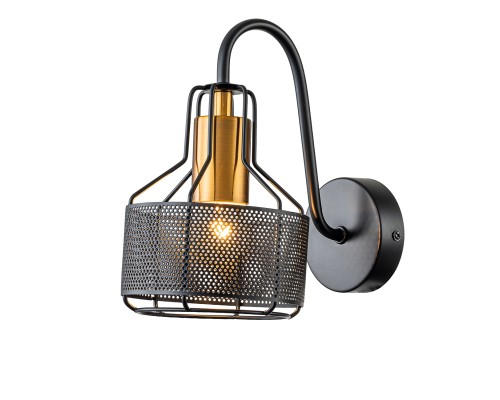 Настенный светильник Escada 697/1A E27*60W Black/Gold