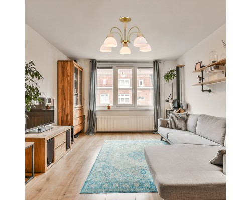 Светильник на штанге 150005/5R E27*60W Gold/Wood